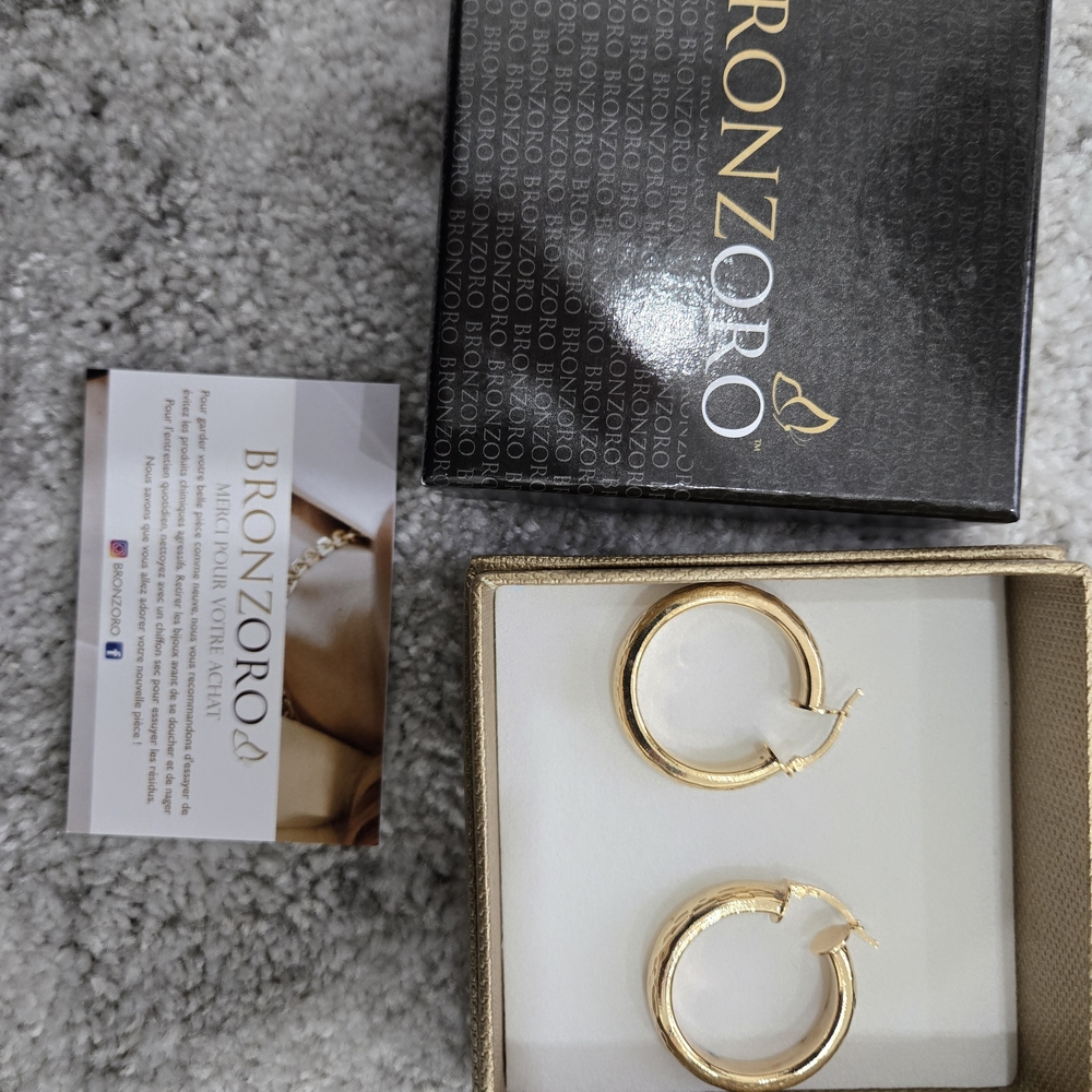 Gold Hoop Earrings